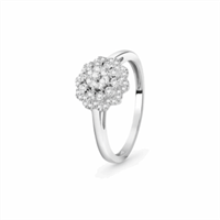 Anneau Bliss Femme Caresse in Or blanc Diamante 0.13 Ct 20102619 - 20102619
